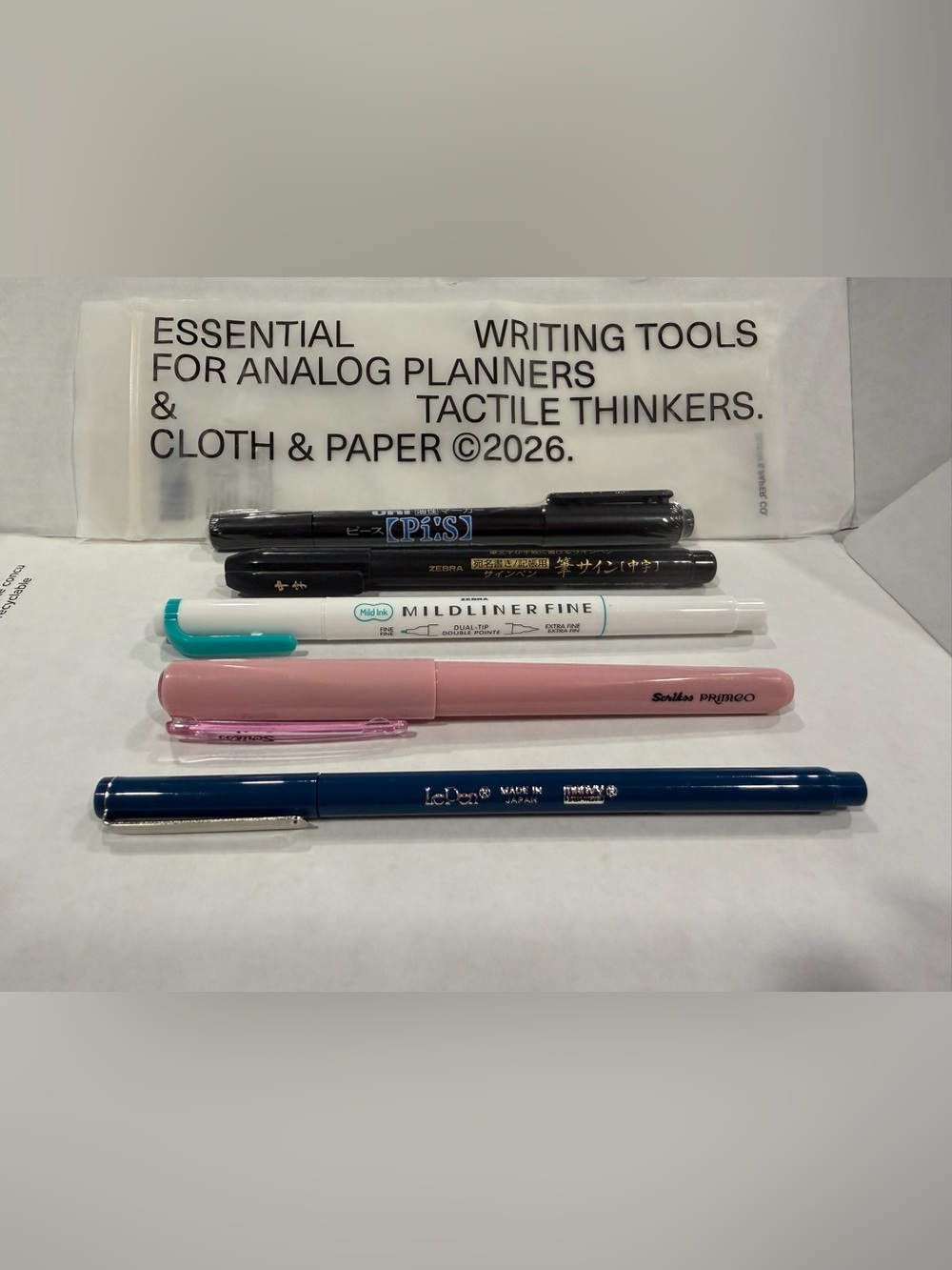 Cloth & Paper Intention Box Writing Bundle